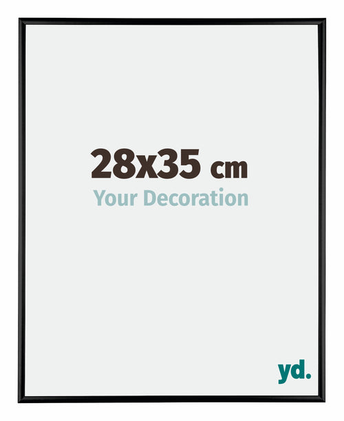 Austin Aluminium Bilderrahmen 28x35cm Schwarz Hochglanz Vorne Messe | Yourdecoration.at