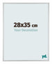 Austin Aluminium Bilderrahmen 28x35cm Silber Matt Vorne Messe | Yourdecoration.at