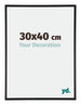 Austin Aluminium Bilderrahmen 30x40cm Schwarz Hochglanz Vorne Messe | Yourdecoration.at