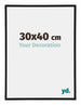 Austin Aluminium Bilderrahmen 30x40cm Schwarz Matt Vorne Messe | Yourdecoration.at