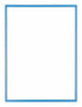 Austin Aluminium Bilderrahmen 30x40cm Stahl Blau Vorne | Yourdecoration.at