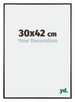 Austin Aluminium Bilderrahmen 30x42cm Schwarz Hochglanz Vorne Messe | Yourdecoration.at