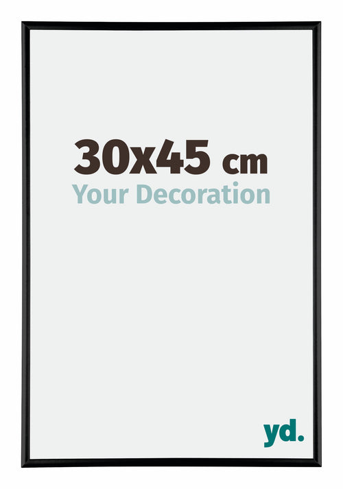 Austin Aluminium Bilderrahmen 30x45cm Schwarz Hochglanz Vorne Messe | Yourdecoration.at