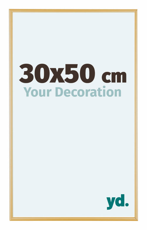 Austin Aluminium Bilderrahmen 30x50cm Gold Vintage Vorne Messe | Yourdecoration.at