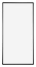 Austin Aluminium Bilderrahmen 30x60cm Schwarz Matt Vorne | Yourdecoration.at