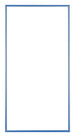 Austin Aluminium Bilderrahmen 30x60cm Stahl Blau Vorne | Yourdecoration.at