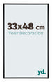 Austin Aluminium Bilderrahmen 33x48cm Schwarz Hochglanz Vorne Messe | Yourdecoration.at