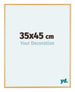 Austin Aluminium Bilderrahmen 35x45cm Gold Vintage Vorne Messe | Yourdecoration.at