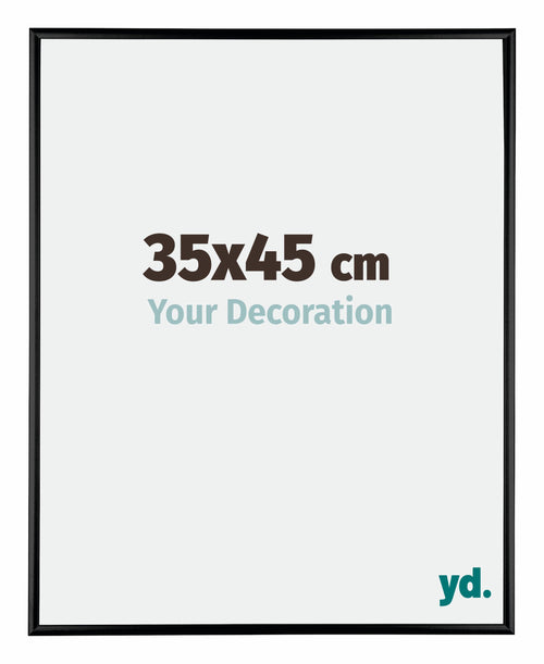 Austin Aluminium Bilderrahmen 35x45cm Schwarz Hochglanz Vorne Messe | Yourdecoration.at