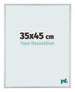 Austin Aluminium Bilderrahmen 35x45cm Silber Matt Vorne Messe | Yourdecoration.at