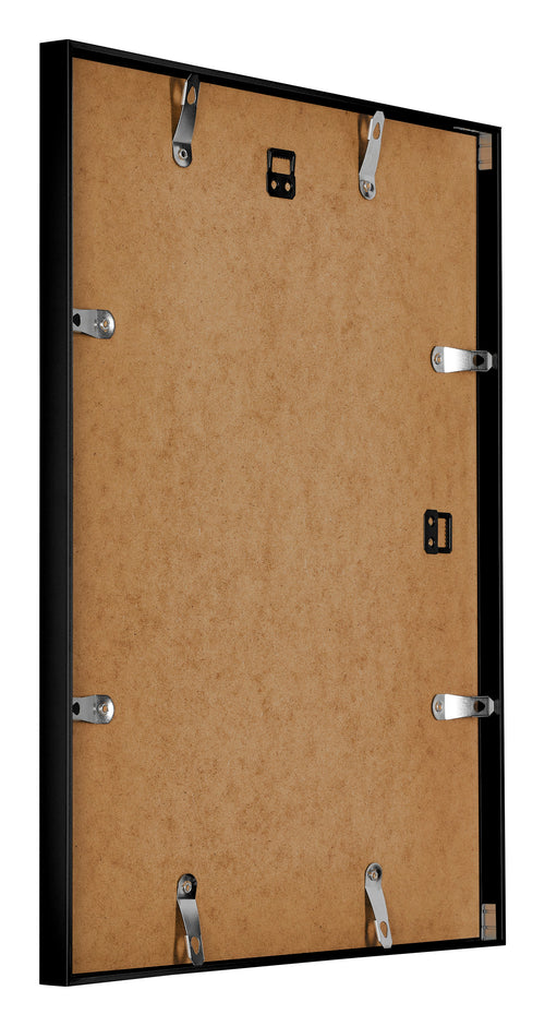 Austin Aluminium Bilderrahmen 40x50cm Schwarz Hochglanz Ruckseite Schrag | Yourdecoration.at