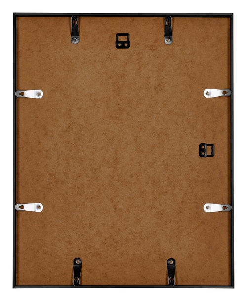 Austin Aluminium Bilderrahmen 40x50cm Schwarz Hochglanz Ruckseite | Yourdecoration.at