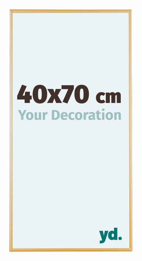Austin Aluminium Bilderrahmen 40x70cm Gold Vintage Vorne Messe | Yourdecoration.at