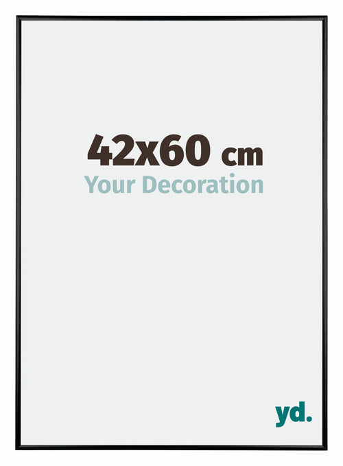 Austin Aluminium Bilderrahmen 42x60cm Schwarz Hochglanz Vorne Messe | Yourdecoration.at