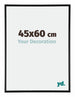 Austin Aluminium Bilderrahmen 45x60cm Schwarz Hochglanz Vorne Messe | Yourdecoration.at