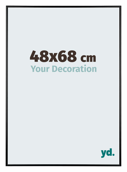 Austin Aluminium Bilderrahmen 48x68cm Schwarz Hochglanz Vorne Messe | Yourdecoration.at