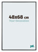 Austin Aluminium Bilderrahmen 48x68cm Schwarz Hochglanz Vorne Messe | Yourdecoration.at