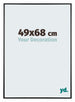 Austin Aluminium Bilderrahmen 49x68cm Schwarz Hochglanz Vorne Messe | Yourdecoration.at