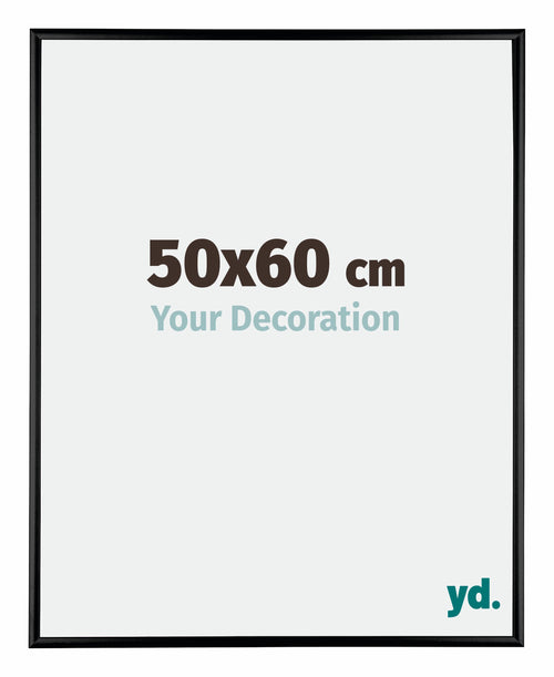 Austin Aluminium Bilderrahmen 50x60cm Schwarz Hochglanz Vorne Messe | Yourdecoration.at