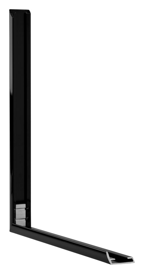 Austin Aluminium Bilderrahmen 50x70cm Schwarz Hochglanz Detail Querschnitte | Yourdecoration.at