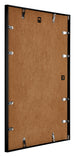 Austin Aluminium Bilderrahmen 50x70cm Schwarz Hochglanz Ruckseite Schrag | Yourdecoration.at