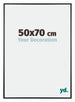 Austin Aluminium Bilderrahmen 50x70cm Schwarz Hochglanz Vorne Messe | Yourdecoration.at