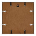 Austin Aluminium Bilderrahmen 60x60cm Silber Matt Ruckseite | Yourdecoration.at