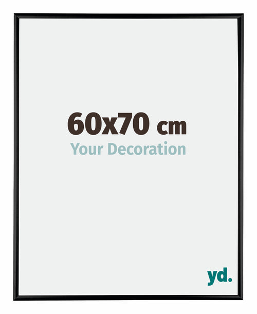 Austin Aluminium Bilderrahmen 60x70cm Schwarz Hochglanz Vorne Messe | Yourdecoration.at