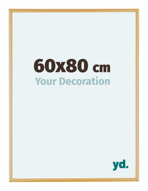 Austin Aluminium Bilderrahmen 60x80cm Gold Vintage Vorne Messe | Yourdecoration.at