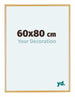 Austin Aluminium Bilderrahmen 60x80cm Gold Vintage Vorne Messe | Yourdecoration.at