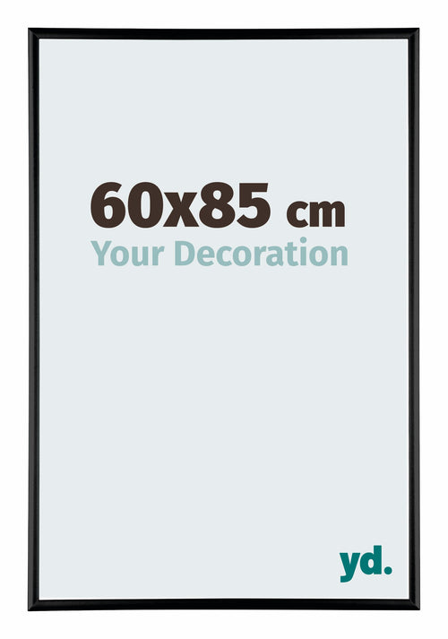 Austin Aluminium Bilderrahmen 60x85cm Schwarz Hochglanz Vorne Messe | Yourdecoration.at