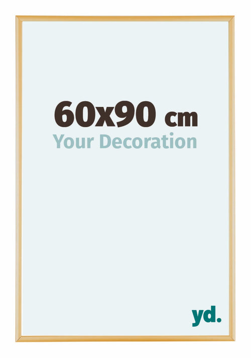 Austin Aluminium Bilderrahmen 60x90cm Gold Vintage Vorne Messe | Yourdecoration.at
