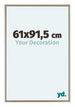 Austin Aluminium Bilderrahmen 61x91 5cm Champagner Vorne Messe | Yourdecoration.at
