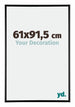 Austin Aluminium Bilderrahmen 61x91 5cm Schwarz Hochglanz Vorne Messe | Yourdecoration.at