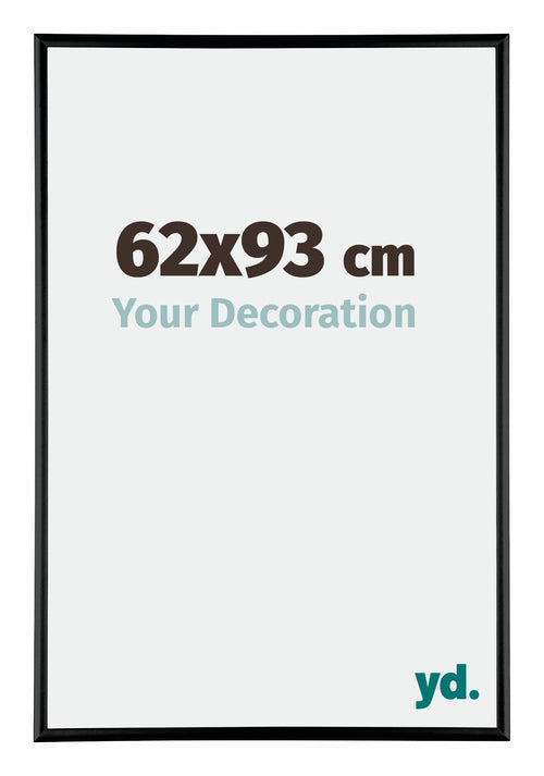 Austin Aluminium Bilderrahmen 62x93cm Schwarz Hochglanz Vorne Messe | Yourdecoration.at