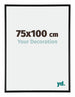 Austin Aluminium Bilderrahmen 75x100cm Schwarz Hochglanz Vorne Messe | Yourdecoration.at