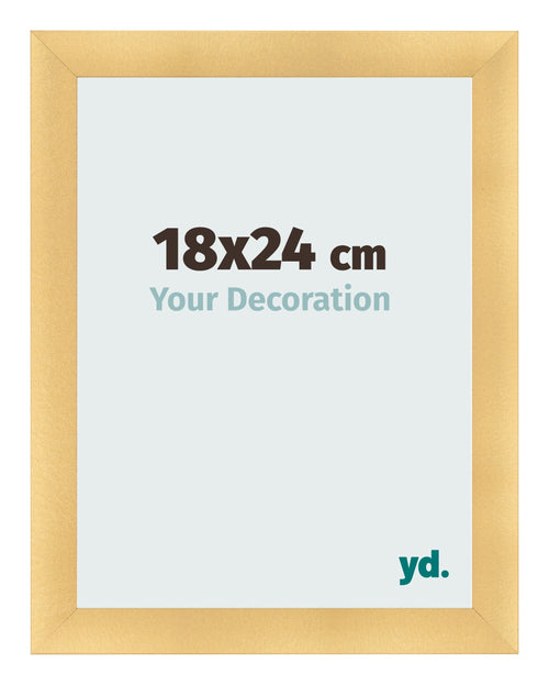 Bilderrahmen 18x24cm Gold Vintage MDF Pisa Vorne Messe | Yourdecoration.at