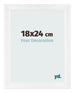 Bilderrahmen 18x24cm Weiß Vintage MDF Pisa Vorne Messe | Yourdecoration.at