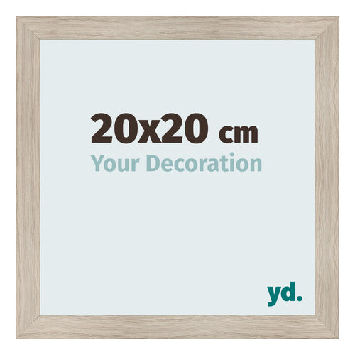 Bilderrahmen 20x20cm Eiche Rustikal MDF Pisa Vorne Messe | Yourdecoration.at