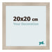 Bilderrahmen 20x20cm Eiche Rustikal MDF Pisa Vorne Messe | Yourdecoration.at