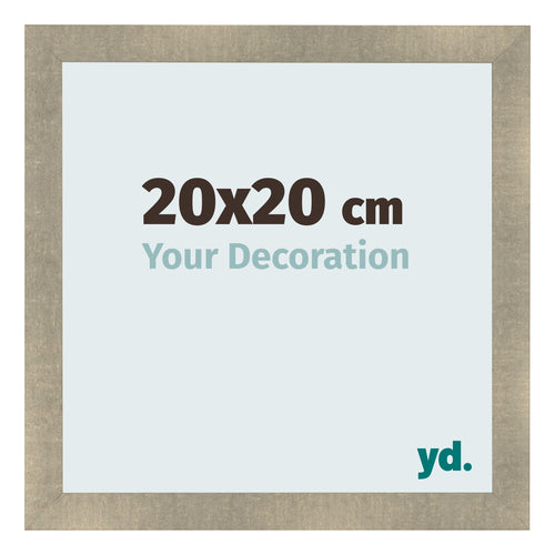 Bilderrahmen 20x20cm Gold Vintage MDF Pisa Vorne Messe | Yourdecoration.at