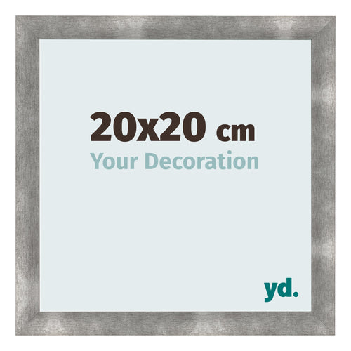 Bilderrahmen 20x20cm Metall Vintage MDF Pisa Vorne Messe | Yourdecoration.at