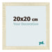 Bilderrahmen 20x20cm Sonoma Eiche MDF Pisa Vorne Messe | Yourdecoration.at