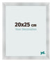 Bilderrahmen 20x25cm Aluminium Gebürstet MDF Pisa Vorne Messe | Yourdecoration.at