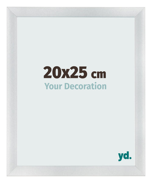 Bilderrahmen 20x25cm Silber Schwarz Gewischt MDF Pisa Vorne Messe | Yourdecoration.at