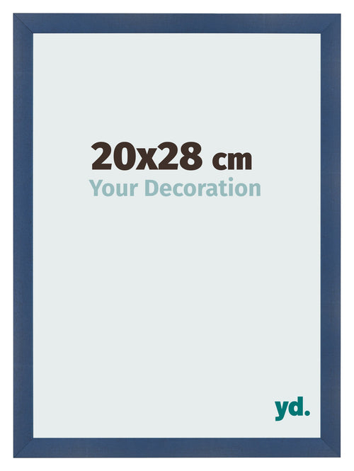 Bilderrahmen 20x28cm Dunkelblau Gewischt MDF Pisa Vorne Messe | Yourdecoration.at