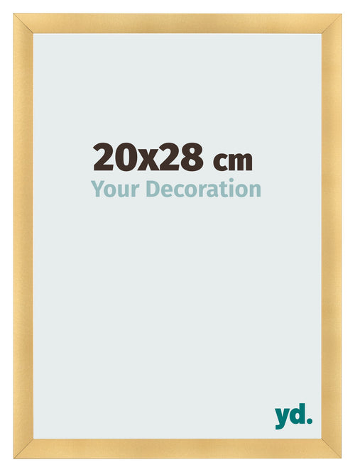 Bilderrahmen 20x28cm Gold Vintage MDF Pisa Vorne Messe | Yourdecoration.at