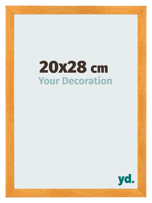 Bilderrahmen 20x28cm Orange MDF Pisa Vorne Messe | Yourdecoration.at