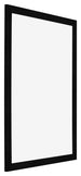 Bilderrahmen 20x28cm Schwarz Silber Poliert MDF Pisa Vorne Schrag | Yourdecoration.at