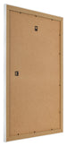 Bilderrahmen 20x28cm Silber Schwarz Gewischt MDF Pisa Ruckseite Schrag | Yourdecoration.at